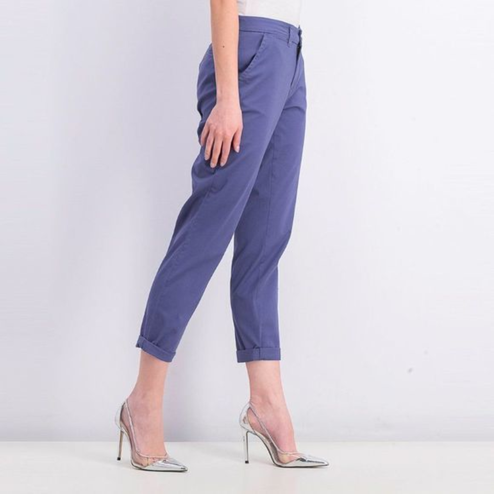 Maison Jules Cuff Ankle Mid Rise Essential Pants‎